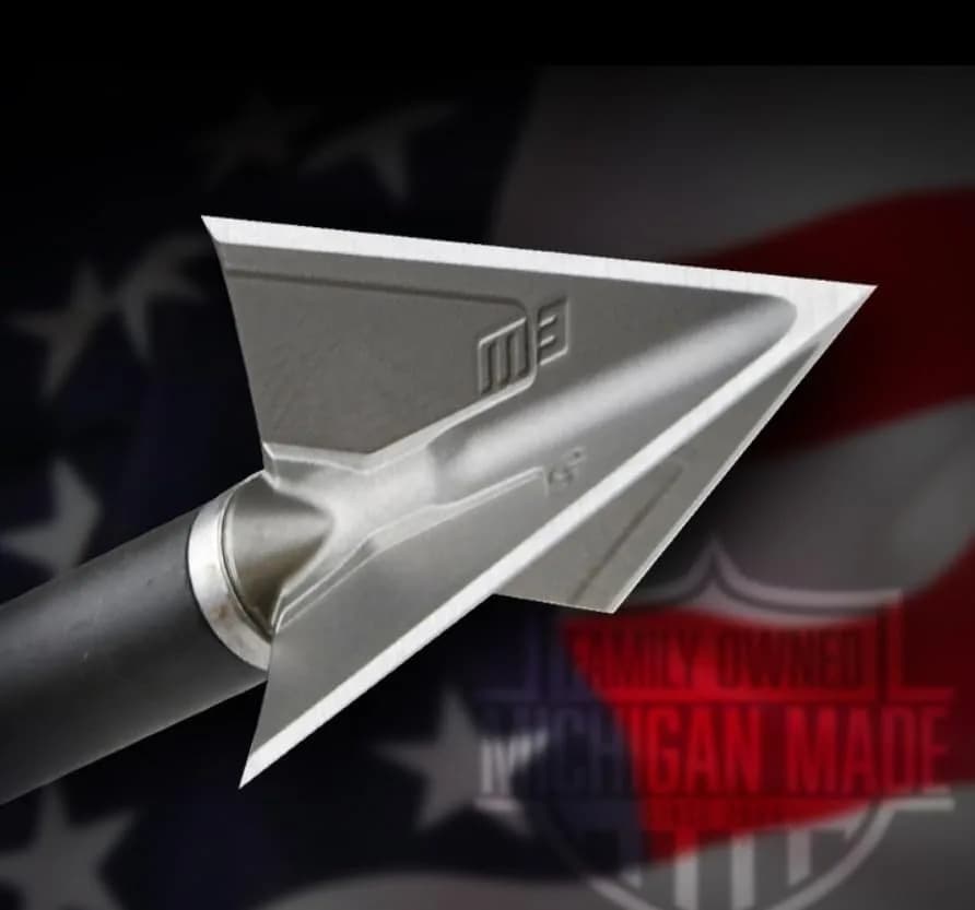 G5 Outdoors Montec M3 100 Grain Broadhead Stainless Steel | Precision Bow Hunting Arrowhead thumbnail 3