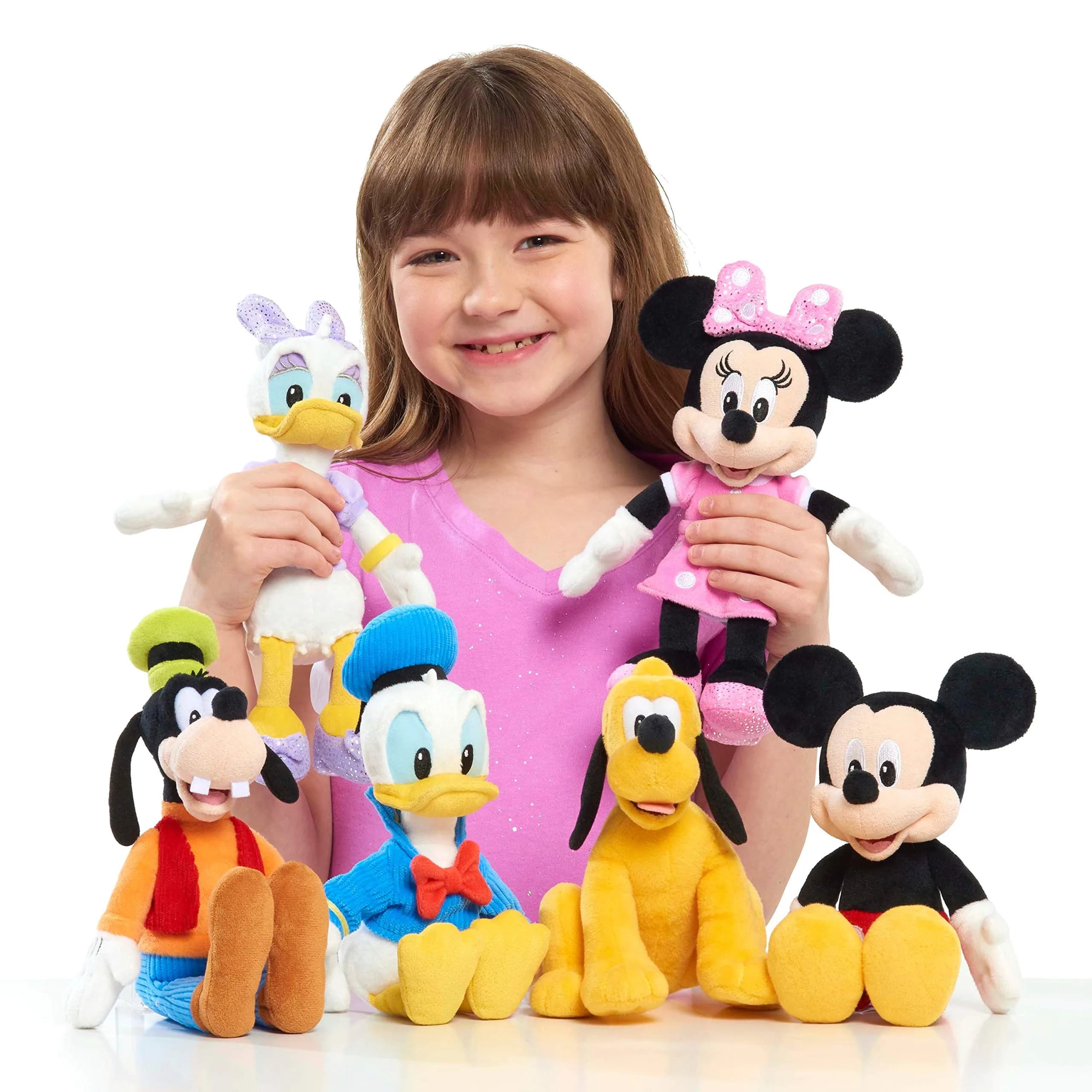 Just Play Disney Junior Mickey Mouse Bean Plush Minnie Mouse Stuffed Animal, 20.3cm (8 inches) | Classic Disney Friends for Play and Display - view 2