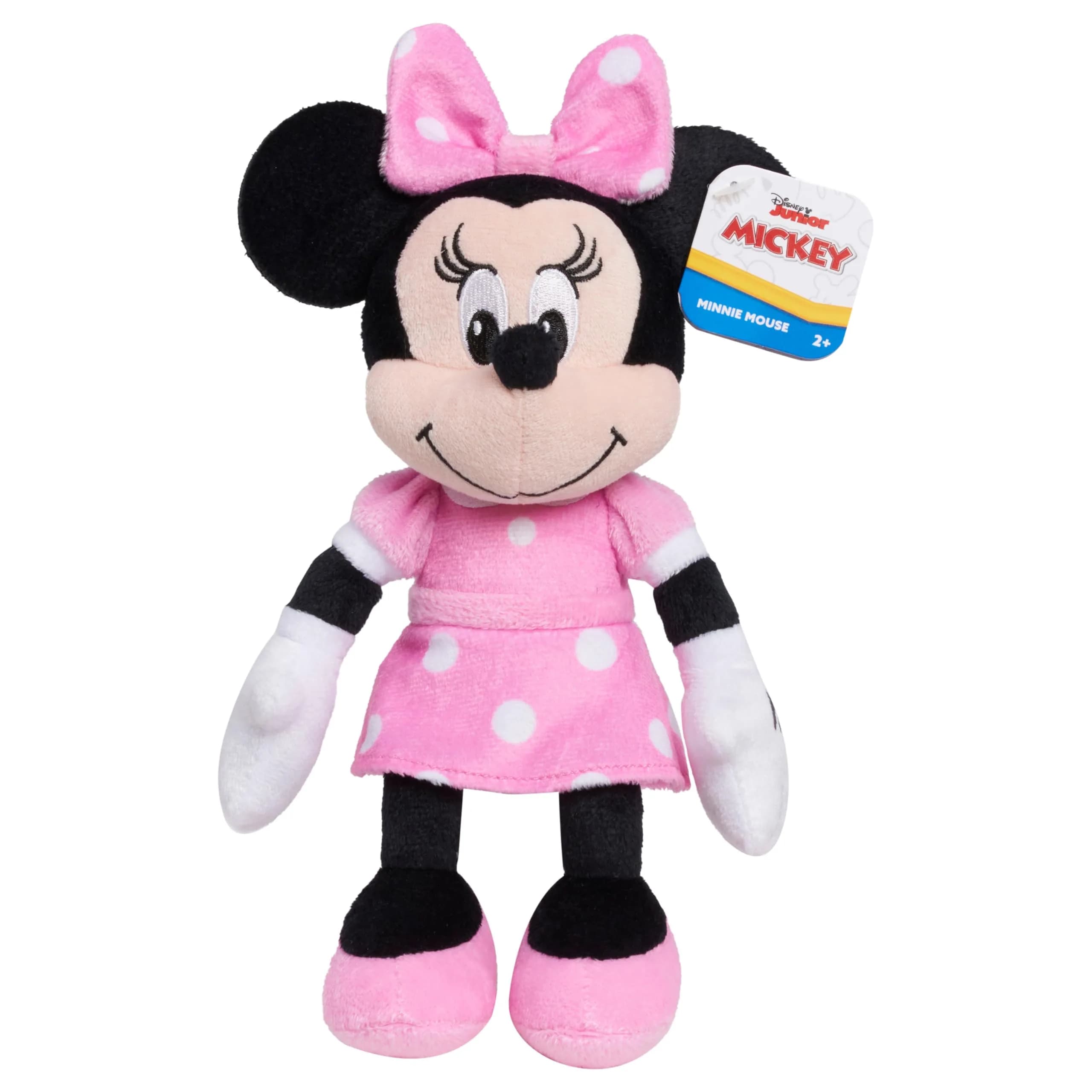 Just Play Disney Junior Mickey Mouse Bean Plush Minnie Mouse Stuffed Animal, 20.3cm (8 inches) | Classic Disney Friends for Play and Display - view 4
