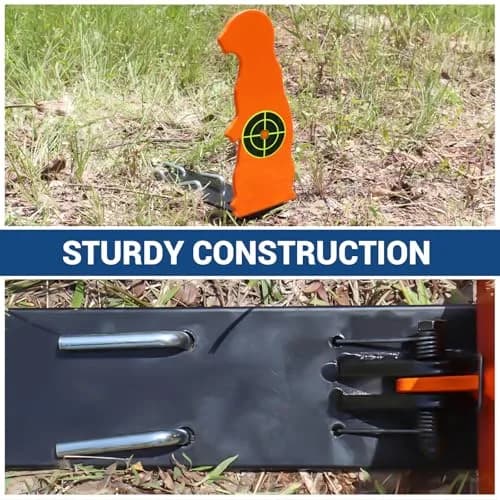 Highwild Resetting Target for .22 Caliber Rimfire | 2.5 Inch Steel Prairie Dog Silhouette thumbnail 5