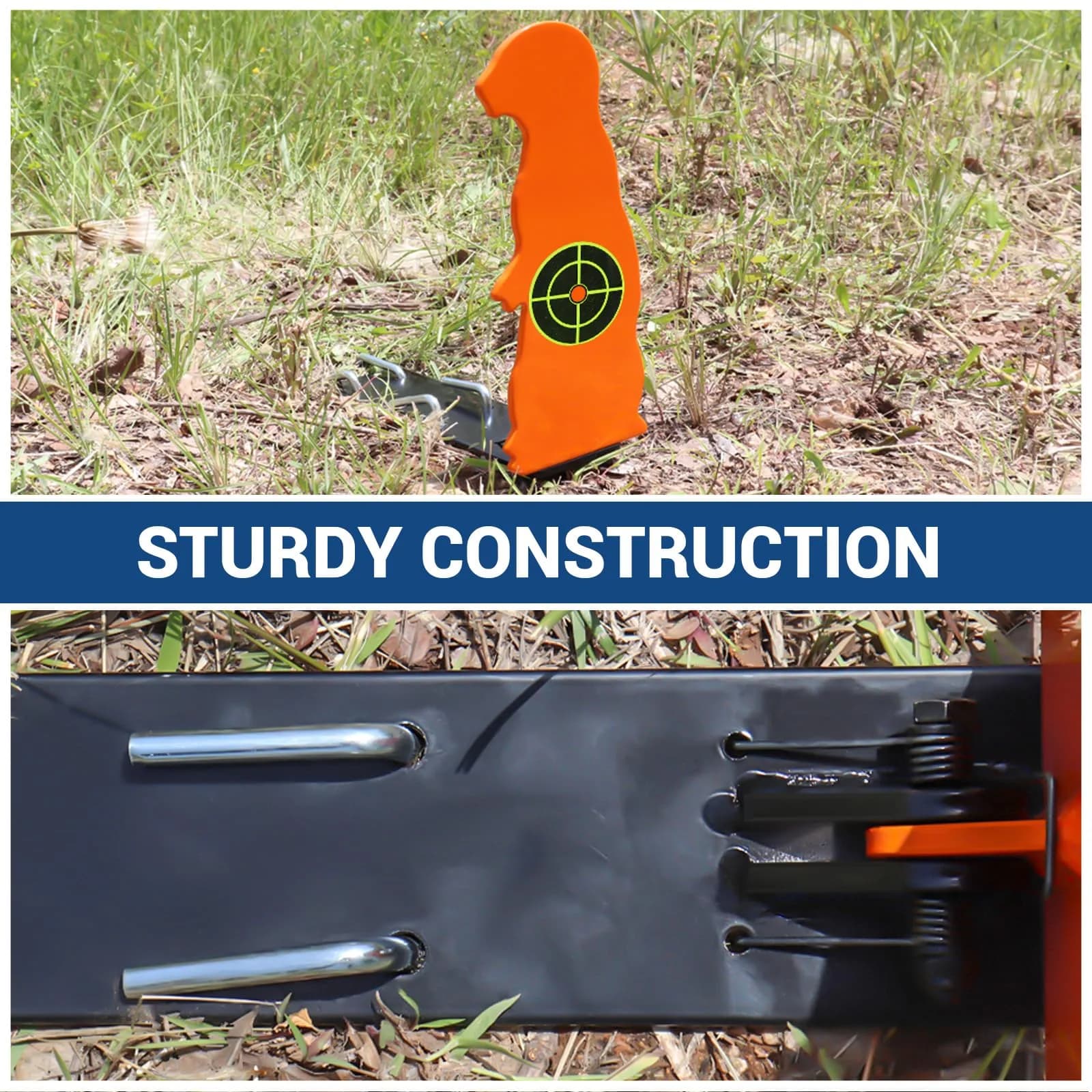 Highwild Resetting Target for .22 Caliber Rimfire | 2.5 Inch Steel Prairie Dog Silhouette - view 5