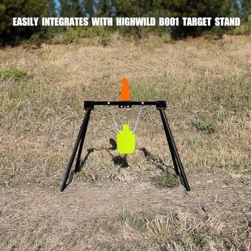 Highwild Resetting Target for .22 Caliber Rimfire | 2.5 Inch Steel Prairie Dog Silhouette thumbnail 7