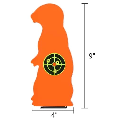 Highwild Resetting Target for .22 Caliber Rimfire | 2.5 Inch Steel Prairie Dog Silhouette thumbnail 2