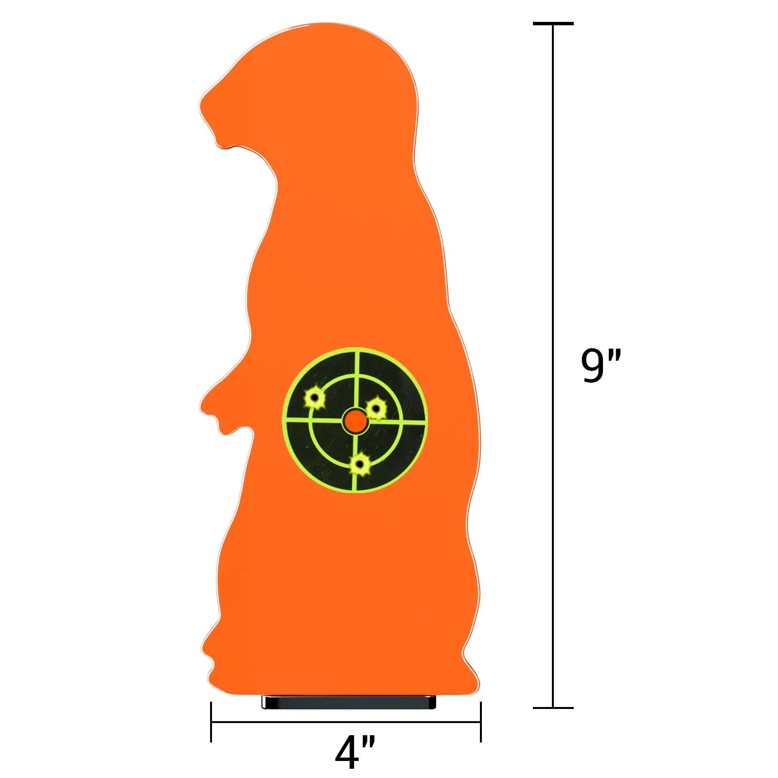 Highwild Resetting Target for .22 Caliber Rimfire | 2.5 Inch Steel Prairie Dog Silhouette - view 2