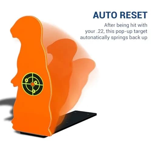 Highwild Resetting Target for .22 Caliber Rimfire | 2.5 Inch Steel Prairie Dog Silhouette thumbnail 3