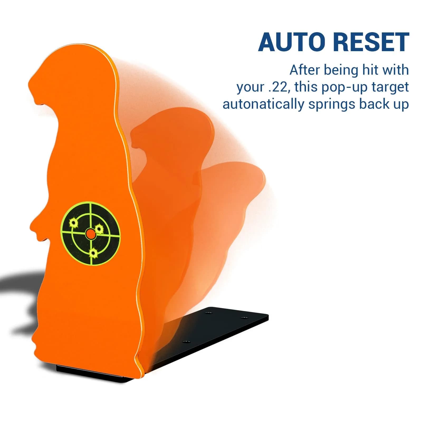 Highwild Resetting Target for .22 Caliber Rimfire | 2.5 Inch Steel Prairie Dog Silhouette - view 3