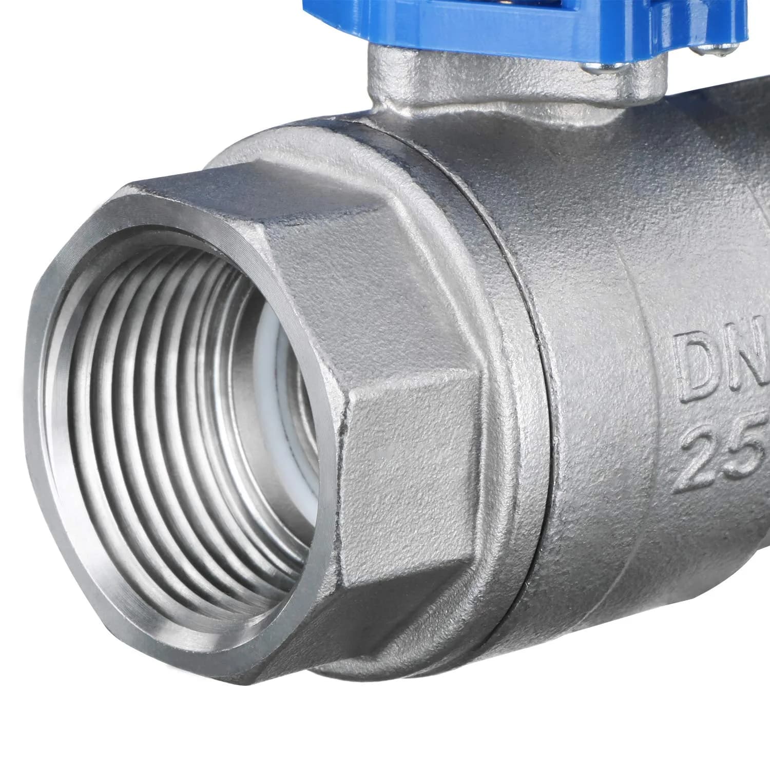 U.S. Solid Motorized Ball Valve 1" NSF Certified 304SS Full Port 9-24V AC/DC | Auto Return - view 5
