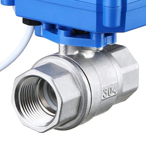U.S. Solid Motorized Ball Valve 3/4" NSF Certified 304SS Full Port 9-24V AC/DC | 19.05mm (0.75 Inch) NPT thumbnail 5