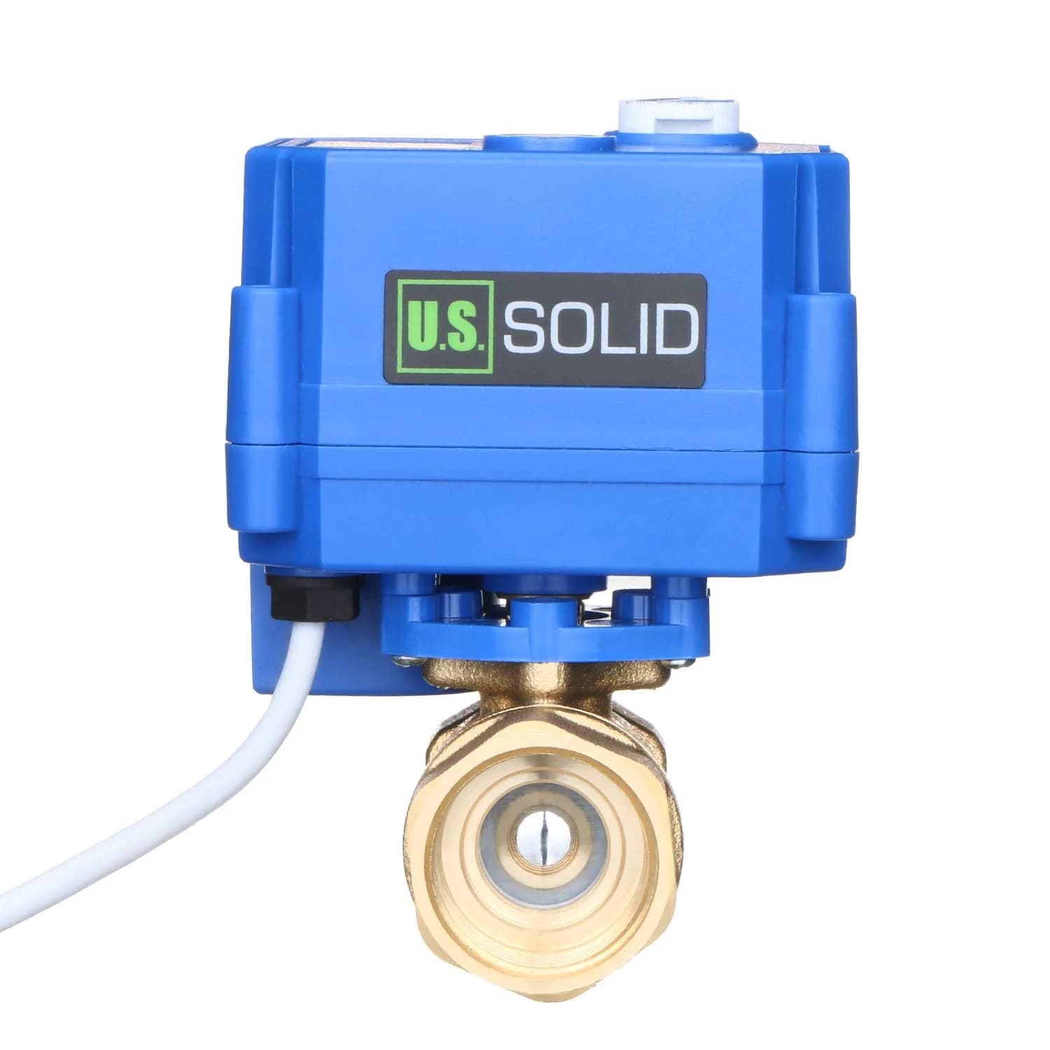 U.S. Solid Motorized Ball Valve 3/4" NSF Certified 304SS Full Port 9-24V AC/DC | 19.05mm (0.75 Inch) NPT — 0.75 Inch / 9-24 V AC/DC