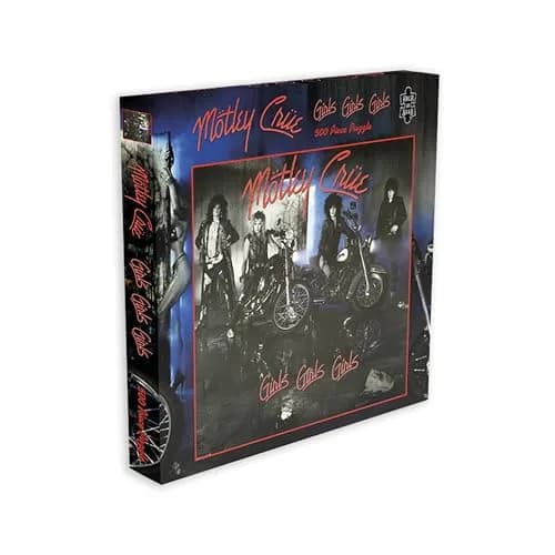 RockSaws Motley Crue 500 Piece Jigsaw Puzzle | Music & Rock Theme, 12.2" x 12.2" thumbnail 1