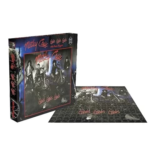 RockSaws Motley Crue 500 Piece Jigsaw Puzzle | Music & Rock Theme, 12.2" x 12.2" thumbnail 3