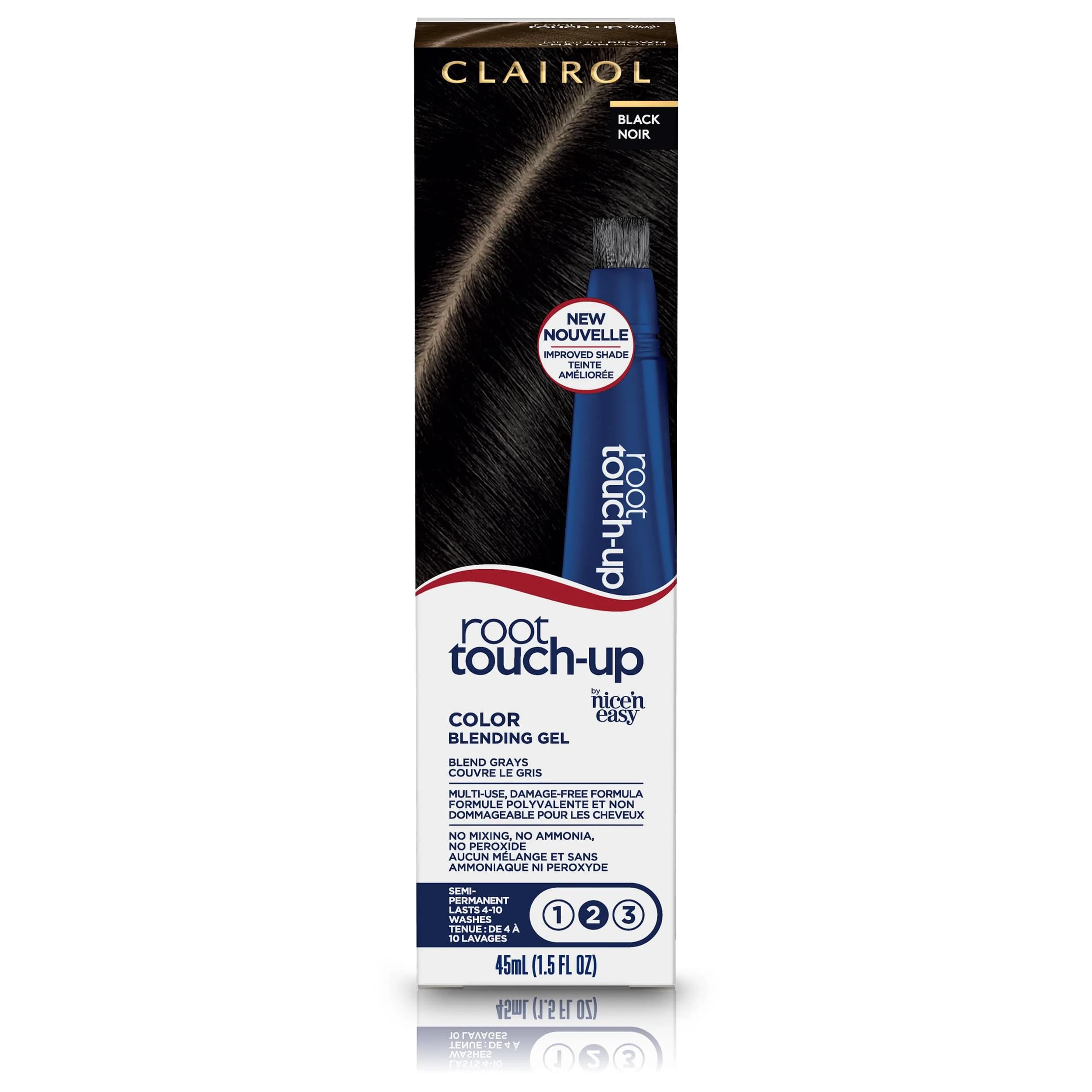 Clairol Root Touch-Up Gel 1.5 Fl Oz (44ml) | Semi-Permanent Gray Coverage for Roots & Hairline - main product image