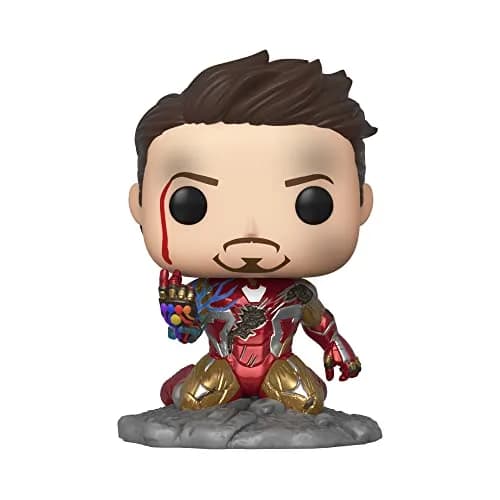 Funko Pop! Avengers Endgame I Am Iron Man Glow-in-The-Dark Deluxe Vinyl Figure 10cm (4") | Collectible Movie Figure thumbnail 2