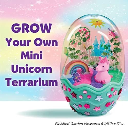 Creativity for Kids Unicorn Egg Terrarium Mini Garden Kit | 17.78 cm (7 in) h x 12.07 cm (4.75 in) w thumbnail 2