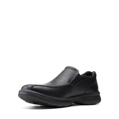 Clarks Collection Men's Bradley Step Loafer Black Tumbled Leather 2.27 kg (5 lb) | Business Casual Slip-On thumbnail 1