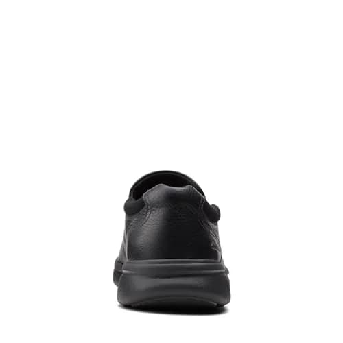 Clarks Collection Men's Bradley Step Loafer Black Tumbled 27.3cm (10.75in) | Business Casual Slip-On thumbnail 5