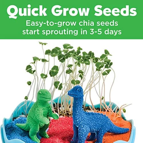 Creativity for Kids Mini Garden Dinosaur Egg Terrarium Kit 17.78cm (7" H) | Grow Your Own Prehistoric World thumbnail 4