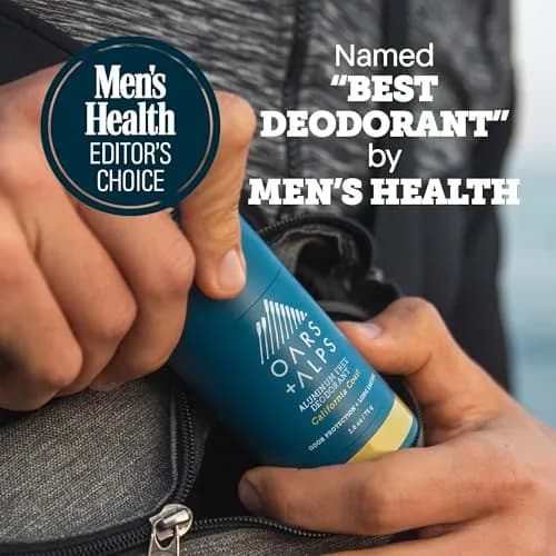 Oars + Alps Aluminum Free Deodorant Stick California Coast 5.2oz (2.6oz x 2) | Odor Protection Without Pit Stains thumbnail 2