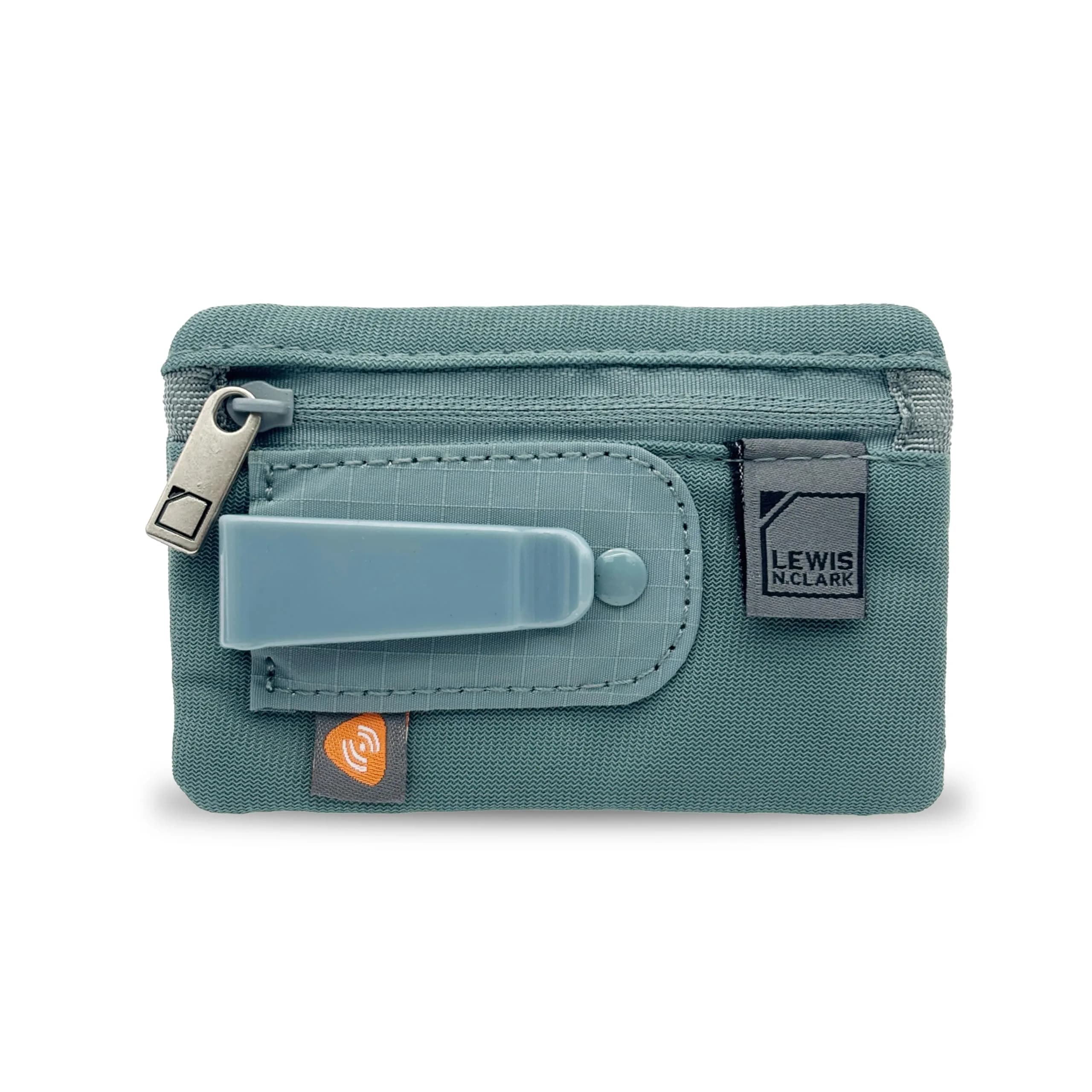 Lewis N. Clark RFID Blocking Hidden Clip Travel Money Belt, Seafoam Grey | Slim, Concealed & Sweat-Resistant