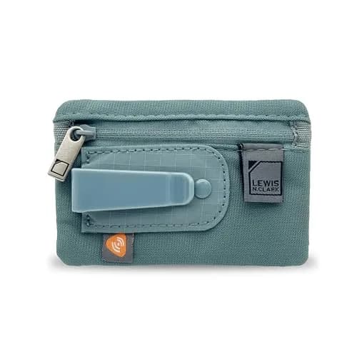 Lewis N. Clark RFID Blocking Hidden Clip Travel Money Belt, Seafoam Grey | Slim, Concealed & Sweat-Resistant thumbnail 1