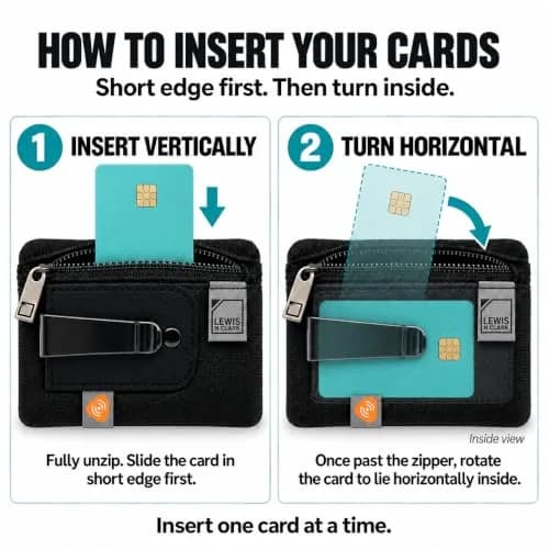 Lewis N. Clark RFID Blocking Hidden Clip Travel Money Belt, Seafoam Grey | Slim, Concealed & Sweat-Resistant thumbnail 2