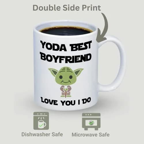 Suchmugs Best Boyfriend Mug from Girlfriend 11oz Ceramic Coffee Cup | Funny Birthday & Anniversary Gift thumbnail 3
