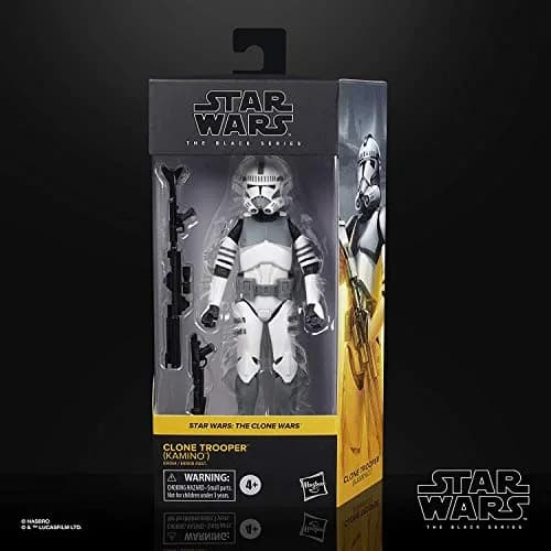 STAR WARS The Black Series Clone Trooper (Kamino) Toy 6-Inch-Scale The Clone Wars Collectible Action Figure | Ages 4+ thumbnail 2