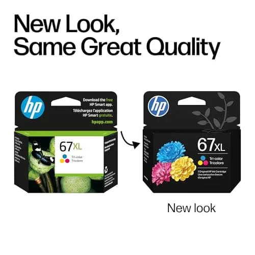 HP 67XL Tri-Color High-Yield Ink Cartridge | Works with HP DeskJet 2700 Series, Envy 6000 Series | 200 Pages | 11.2 ml (0.37 Fl Oz) thumbnail 4