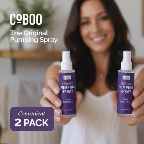 CoBoo Original Pumping Spray, Organic Breast Pump Lubricant 118ml (4 Fl Oz) | Helps Sore Nipples & Clogged Milk Ducts thumbnail 2