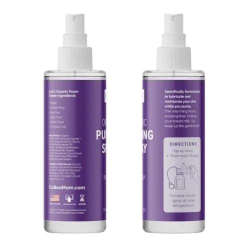 CoBoo Organic Pumping Spray 59ml (2 Fl Oz) | USA Import Breast Pump Lubricant for Comfortable Pumping thumbnail 9