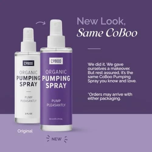 CoBoo Organic Pumping Spray 59ml (2 Fl Oz) | USA Import Breast Pump Lubricant for Comfortable Pumping thumbnail 2