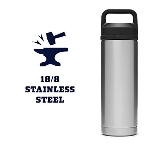 YETI Rambler 18 oz Bottle with Chug Cap, 532ml (18 Fl Oz) | Keeps Drinks Cold for Hours thumbnail 6