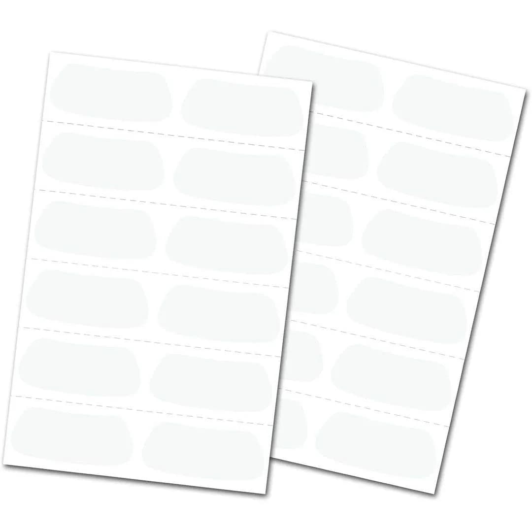 Rawlings Eye Black Adhesive Stickers | White | 12 Pairs for Athletes