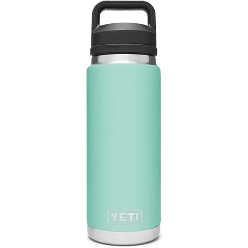 YETI Rambler 26 oz Bottle, Vacuum Insulated, Stainless Steel with Chug Cap, Seafoam | 750ml (26 oz) thumbnail 1