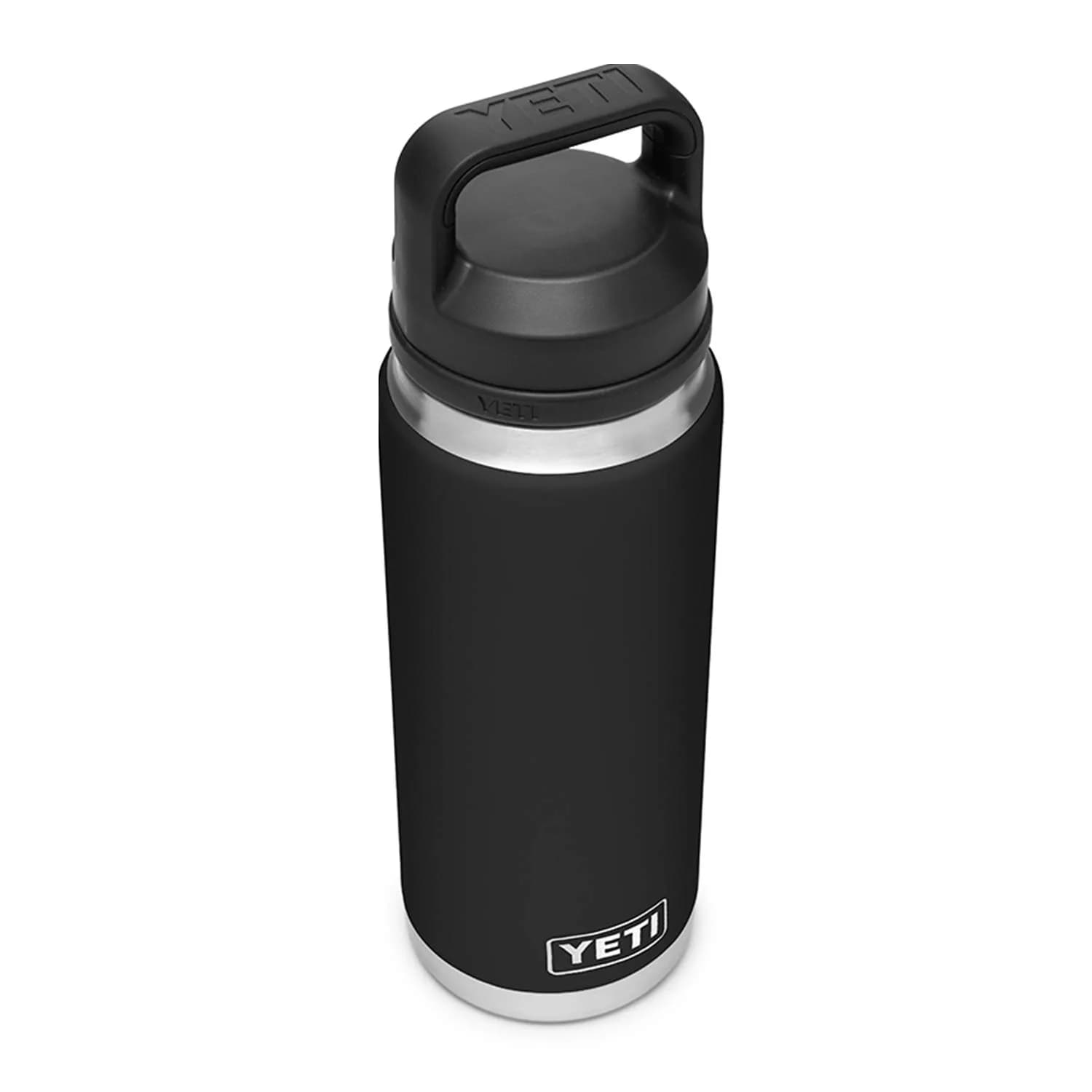 YETI Rambler 26 oz Bottle - Black | Vacuum Insulated Stainless Steel Chug Cap - view 3