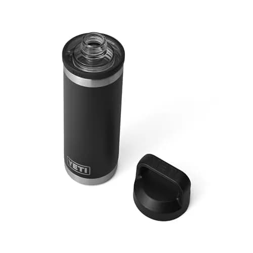 YETI Rambler 18 oz Bottle Vacuum Insulated Stainless Steel with Chug Cap, Black | Keeps Water Cold or Coffee Hot thumbnail 3