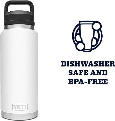 YETI Rambler 36 oz Bottle with Chug Cap, Seafoam | 1035 ml (36 fl oz) Insulated Stainless Steel thumbnail 6