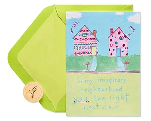 Papyrus Friendship Card (Real Life Sparkle) - 5.25 x 7.25 inches | Shiny Foil Accents & Glitter thumbnail 1