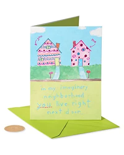 Papyrus Friendship Card (Real Life Sparkle) - 5.25 x 7.25 inches | Shiny Foil Accents & Glitter thumbnail 4