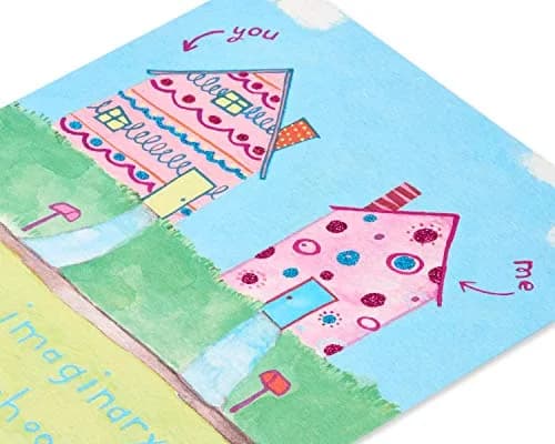 Papyrus Friendship Card (Real Life Sparkle) - 5.25 x 7.25 inches | Shiny Foil Accents & Glitter thumbnail 5