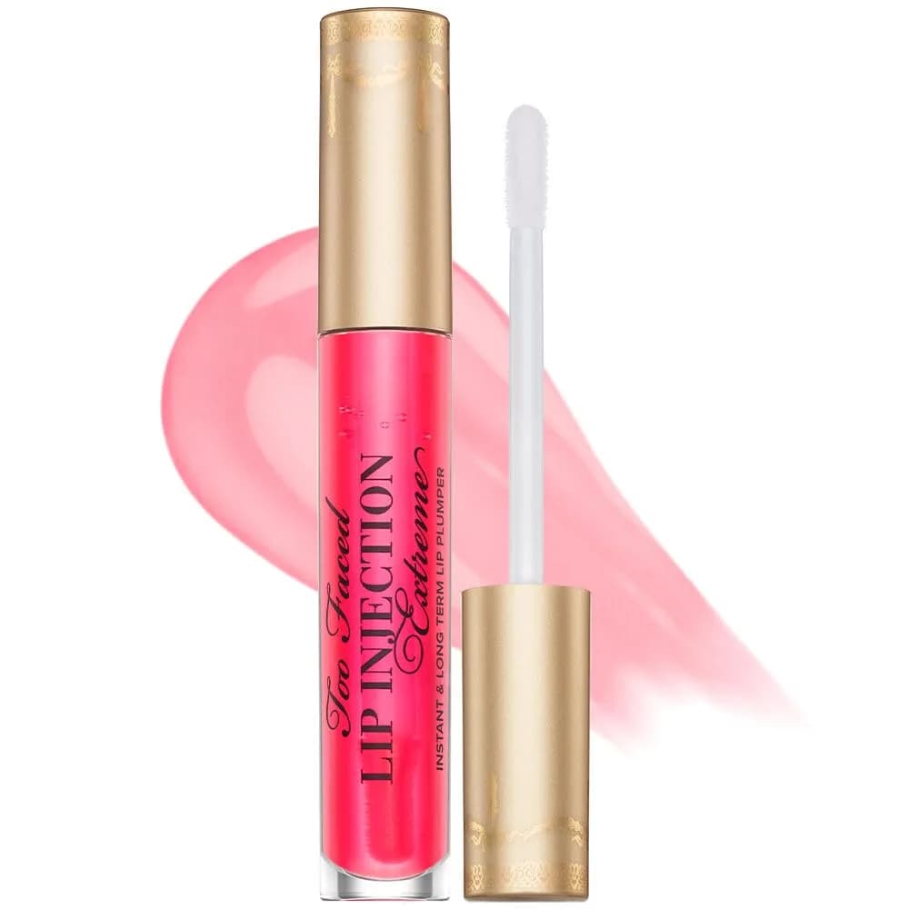 Too Faced Lip Injection Extreme Lip Plumper Gloss Pink Punch | 4ml (0.14 Fl Oz) Instant Plumping & Hydration - main product image