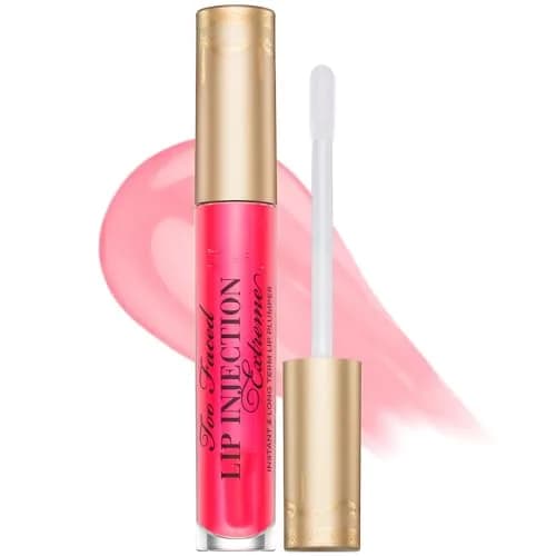 Too Faced Lip Injection Extreme Lip Plumper Gloss Pink Punch | 4ml (0.14 Fl Oz) Instant Plumping & Hydration thumbnail 1