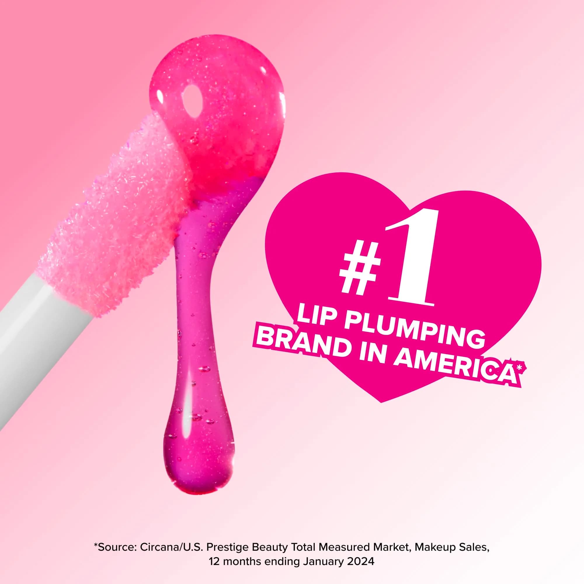 Too Faced Lip Injection Extreme Lip Plumper Gloss Pink Punch | 4ml (0.14 Fl Oz) Instant Plumping & Hydration - view 3