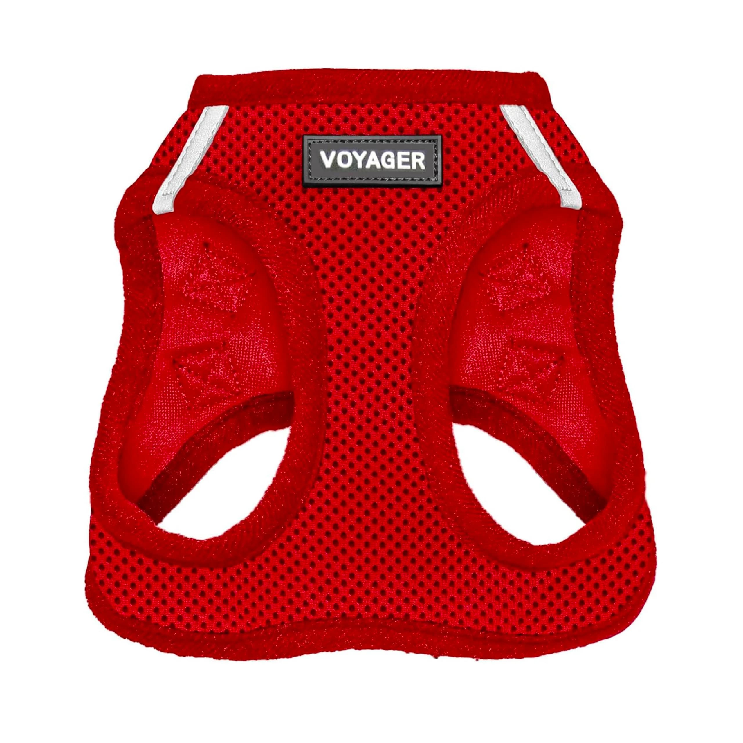 Best Pet Supplies Voyager Step-in Air Dog Vest Harness - Red, XXX-Small | Breathable, Reflective & Easy Fit (70-120 chars)