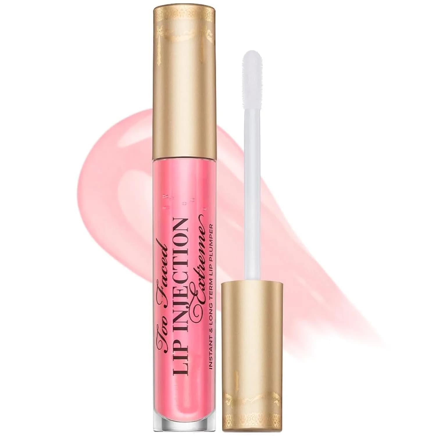 Too Faced Lip Injection Extreme Lip Plumper Gloss Bubblegum Yum 4ml (0.14 Fl Oz) | Advanced Lip Volumizing Technology - main product image