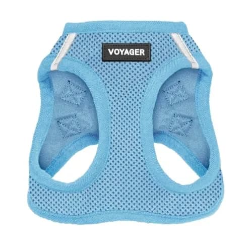 Best Pet Supplies Voyager Step-in Air Dog Vest Harness - Baby Blue, XXX-Small | Breathable Mesh, Reflective Bands, Secure Fit thumbnail 1
