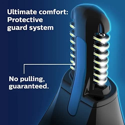 Norelco Nose Trimmer 1000 for Nose, Ears & Eyebrows | Protective Guard System thumbnail 5