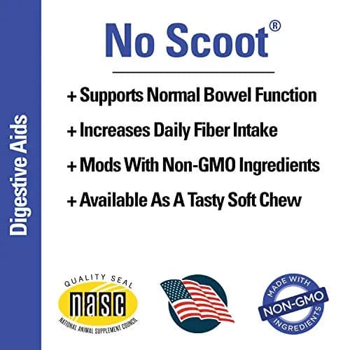 Vet Classics No Scoot for Dogs - 120 Soft Chews | Supports Anal Gland & Bowel Function thumbnail 4