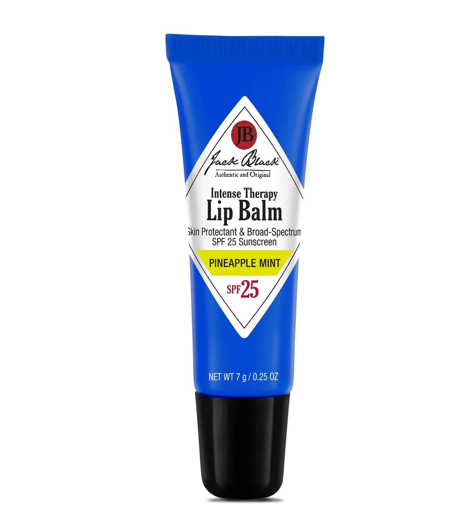 Jack Black Intense Therapy Lip Balm SPF 25 Grapefruit & Ginger 7g (0.25 Oz) | Broad-Spectrum Sun Protection — Pineapple Mint / 0.25 Ounce