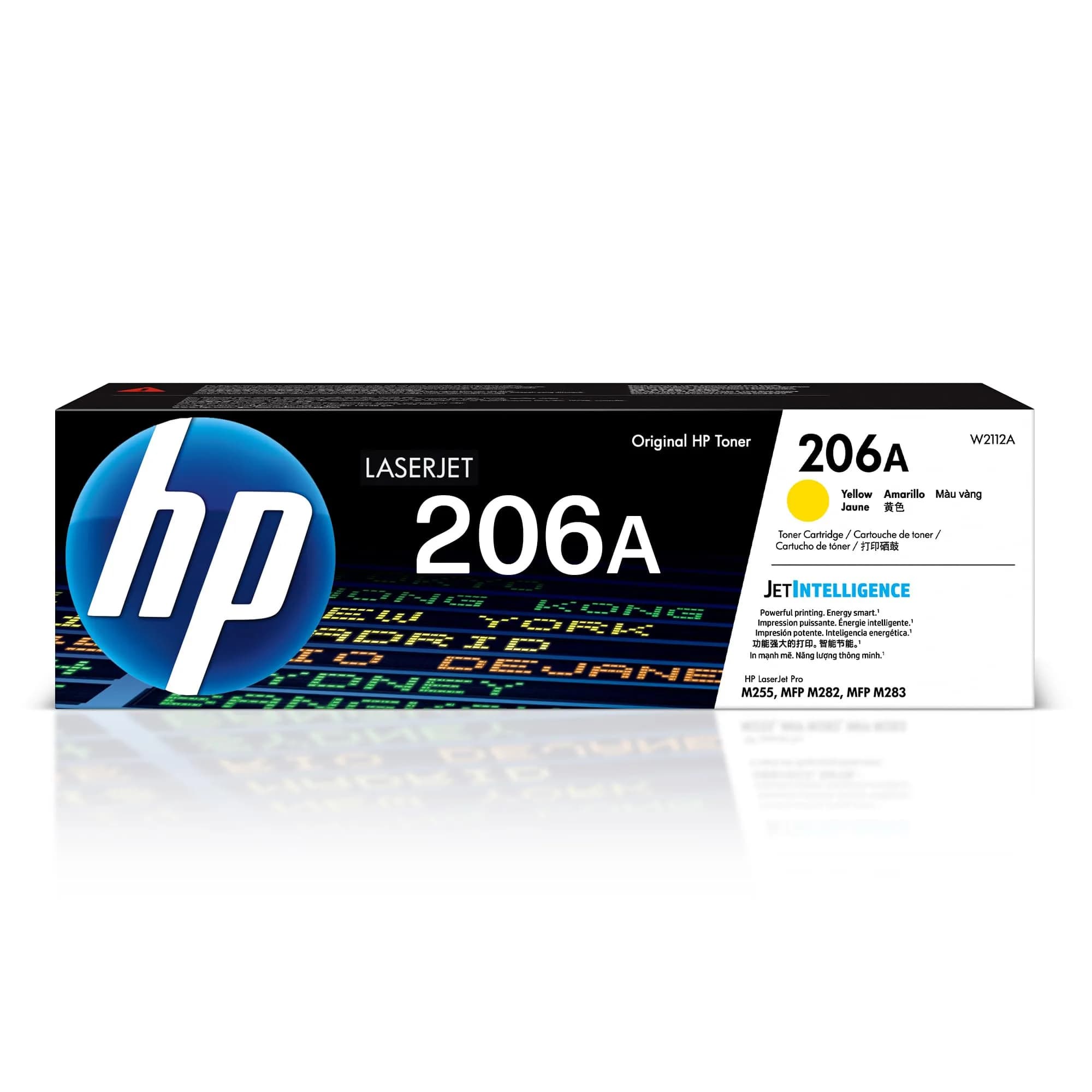 HP 206A Yellow Toner Cartridge W2112A | Authentic USA Import for HP Color LaserJet Pro Printers - view 3